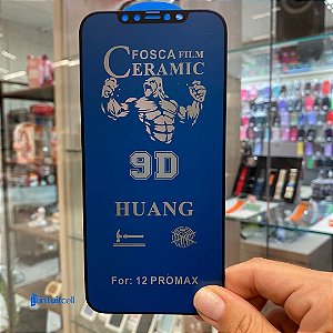 Película Cerâmica Fosca com Privacidade Iphone 12 Pro Max