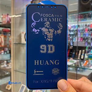 Película Cerâmica Fosca com Privacidade Iphone X / Iphone XS / Iphone 11 Pro