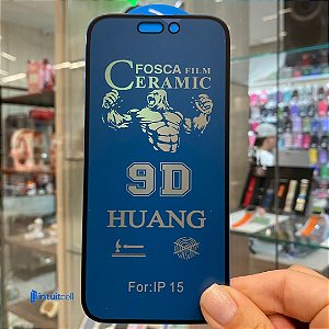 Película Cerâmica Fosca com Privacidade Iphone 15