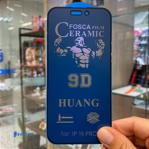 Película Cerâmica Fosca com Privacidade Iphone 15 Pro