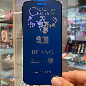 Película Cerâmica Fosca com Privacidade Iphone 16 Pró