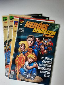 Livro Herois Renascem: o Retorno - Minissérie Completa em 4 Edições Autor (1999) [usado]