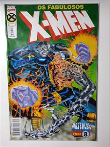 Gibi os Fabulosos X-men Nº 34 Autor Massacre Fase 8 (1998) [usado]