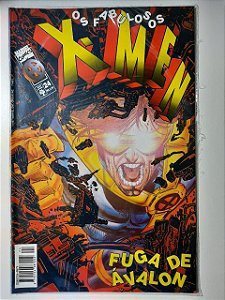 Gibi os Fabulosos X-men Nº 24 - Fuga de Ávalon Autor Fuga de Ávalon (1997) [usado]