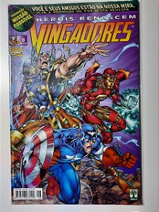 Gibi Herois Renascem - Vingadores Nº 08 Autor Vingadores (1999) [usado]