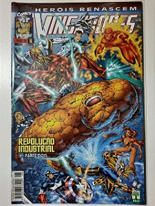 Gibi Herois Renascem - Vingadores Nº 06 Autor Revolucao Industrial Aprte Dois (1999) [usado]