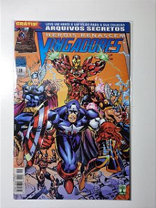 Gibi Herois Renascem Vingadores #11 Autor (1999) [usado]