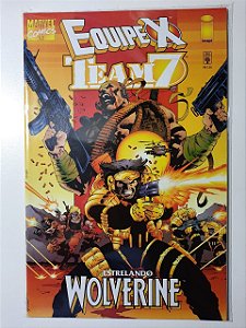 Gibi Equipe X Team 7 Autor Estrelando Wolverine (1998) [usado]