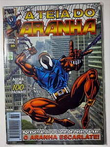 Gibi a Teia do Aranha Nº 89 - Formatinho Autor Apresentando o Clone de Peter Parker: o Aranha Escarlate! (1997) [usado]