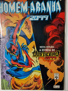 Gibi Homem Aranha 2099 Nº 02 - Formatinho Autor Estreia de Justiceiro 2099 (1993) [usado]