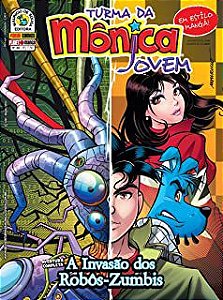 Gibi Turma da Monica Jovem Nº 48 Autor a Invasão dos Robôs-zumbis (2012) [novo]