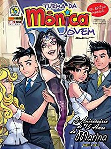 Gibi Turma da Monica Jovem Nº 27 Autor o Aniversário de 15 Anos de Marina - Parte 2 de 3 (2010) [usado]