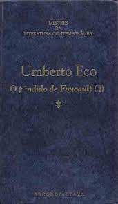 Livro Pêndulo de Foucault, o Volume 2 Autor Eco, Umberto (1989) [usado]