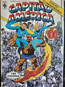 Gibi Capitão America Nº 100 - Formatinho Autor Capitao América (1987) [usado]