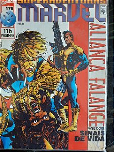 Gibi Superaventuras Marvel Nº 176 - Formatinho Autor Aliança Falange Fase Dois: Sinais de Vida (1997) [usado]