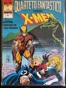 Gibi Épicos Marvel Nº 01 - Quarteto Fantastico Versos X-men Autor Epicos Marvel (1991) [usado]