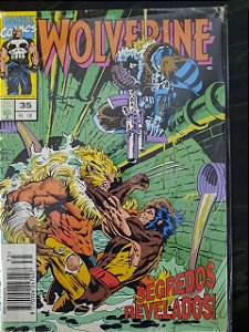 Gibi Wolverine Nº 35 - Formatinho Autor Segredos Revelados! (1995) [usado]