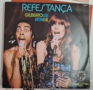 Disco de Vinil Refestança Interprete Rita Lee e Gilberto Gil (1977) [usado]