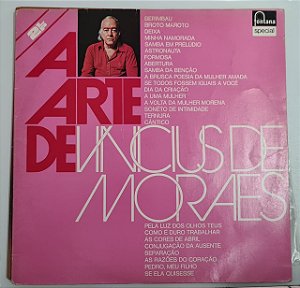 Disco de Vinil Vinicius de Moraes - a Arte de Vinicius de Moraes Interprete Vinicius de Moraes (1971) [usado]