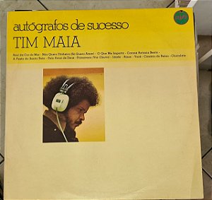 Disco de Vinil Tim Maia - Autógrafos de Sucesso Interprete Tim Maia (1974) [usado]