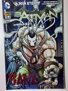 Gibi Batman Nº 23.4 - Novos 52 - Vilania Eterna Autor Bane Edição Especial Capa Metalizada (2014) [usado]
