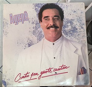 Disco de Vinil Canto Pra Gente Cantar Interprete Agepê (1989) [usado]