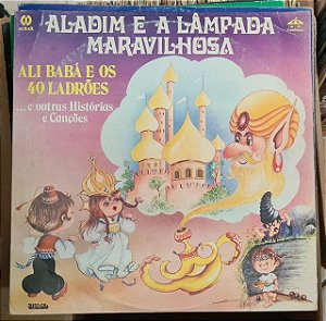 Disco de Vinil Aladim e a Lâmpada Maravilhosa Interprete Orquestra e Coro Carroussel (1985) [usado]