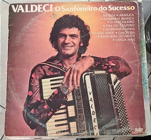 Disco de Vinil Valdeci o Sanfoneiro do Sucesso Interprete Valdeci (1983) [usado]