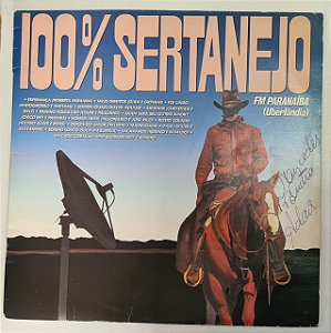 Disco de Vinil 100% Sertanejo Interprete Vários (1989) [usado]