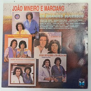 Disco de Vinil João Mineiro e Marciano - os Grandes Sucessos Interprete João Mineiro e Marciano (1987) [usado]