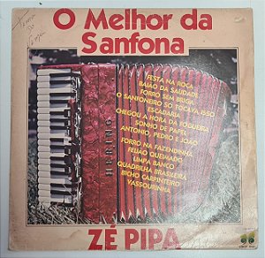 Disco de Vinil Zé Pipa - o Melhor da Sanfona Vol.2 Interprete Zé Pipa (1981) [usado]