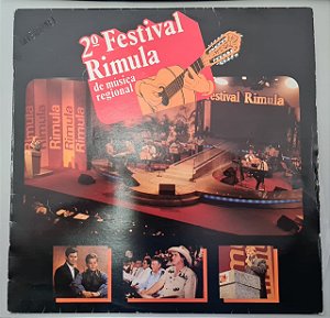 Disco de Vinil Segundo Festival Rimula de Música Regional Interprete Vários Artistas (1991) [usado]