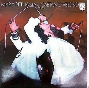 Disco de Vinil Maria Bethania e Caetano Veloso ao Vivo Interprete Maria Bethania, Caetano Veloso (1978) [usado]