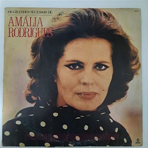Disco de Vinil os Grandes Sucessos de Amália Rodrigues Interprete Amália Rodrigues (1987) [usado]