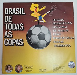 Disco de Vinil Brasil de Todas as Copas Interprete - - (1981) [usado]
