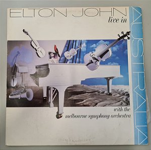 Disco de Vinil Live In Australia Interprete Elton John (1987) [usado]