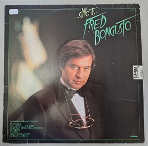 Disco de Vinil Dillo Tu Interprete Fred Bongusto (1982) [usado]