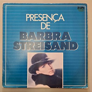 Disco de Vinil a Presença de Barbra Streisand - Album com Dois Lps Interprete Barbra Streisand (1986) [usado]