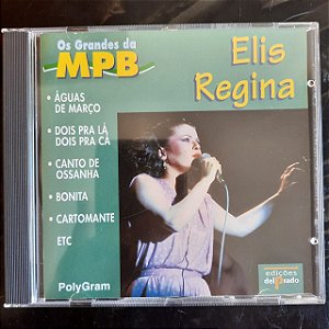 Cd Elis Regina - os Grandes da Mpb Interprete Elis Regina (1996) [usado]