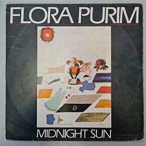 Disco de Vinil Midnight Sun Interprete Flora Purim (1988) [usado]