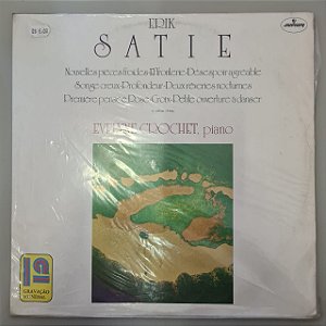 Disco de Vinil Nouvelles Pièces e Outras Obras Interprete Erik Satie & Evelyne Crochet [usado]
