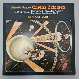 Disco de Vinil Cartas Celestes Interprete Villa-lobos & Almeida Prado (1977) [usado]