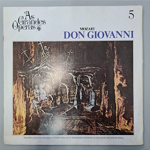 Disco de Vinil as Grandes Óperas - Mozart Interprete Mozart (1971) [usado]