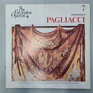 Disco de Vinil as Grandes Óperas - Pagliacci Interprete Ruggiero Leoncarvallo e Franco Ferrara (1972) [usado]