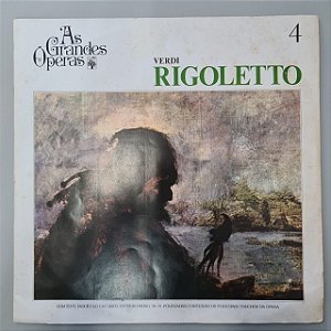 Disco de Vinil as Grandes Óperas - Rigoletto Interprete Giuseppe Verdi e Franco Patane (1971) [usado]