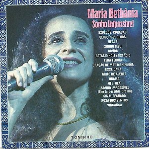 Cd Maria Bethania - Sonho Impossivel Interprete Maria Bethania (1994) [usado]