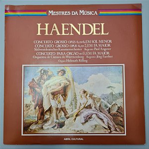 Disco de Vinil Mestres da Música - Haendel Interprete George Friederich Handel (1981) [usado]
