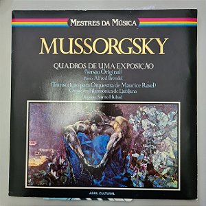 Disco de Vinil Mestres da Música - Mussorgsky Interprete Modest Mussorgsky (1981) [usado]