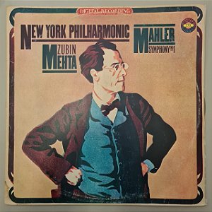 Disco de Vinil Mahler Synphony N1 Interprete Zubin Mehta (1982) [usado]