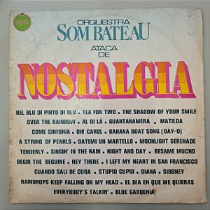 Disco de Vinil Orquestra Som Bateau Ataca de Nostalgia Interprete Vários Artistas (1975) [usado]